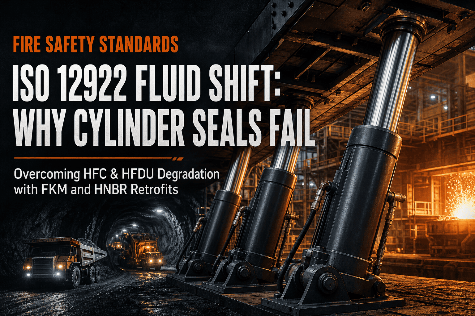 గ్లోబల్ ఫైర్ సేఫ్టీ షిఫ్ట్: ఎందుకు ISO 12922 HFDU మరియు HFC ద్రవాలు హైడ్రాలిక్ సిలిండర్ సీల్ రీడిజైన్‌లను బలవంతం చేస్తున్నాయి