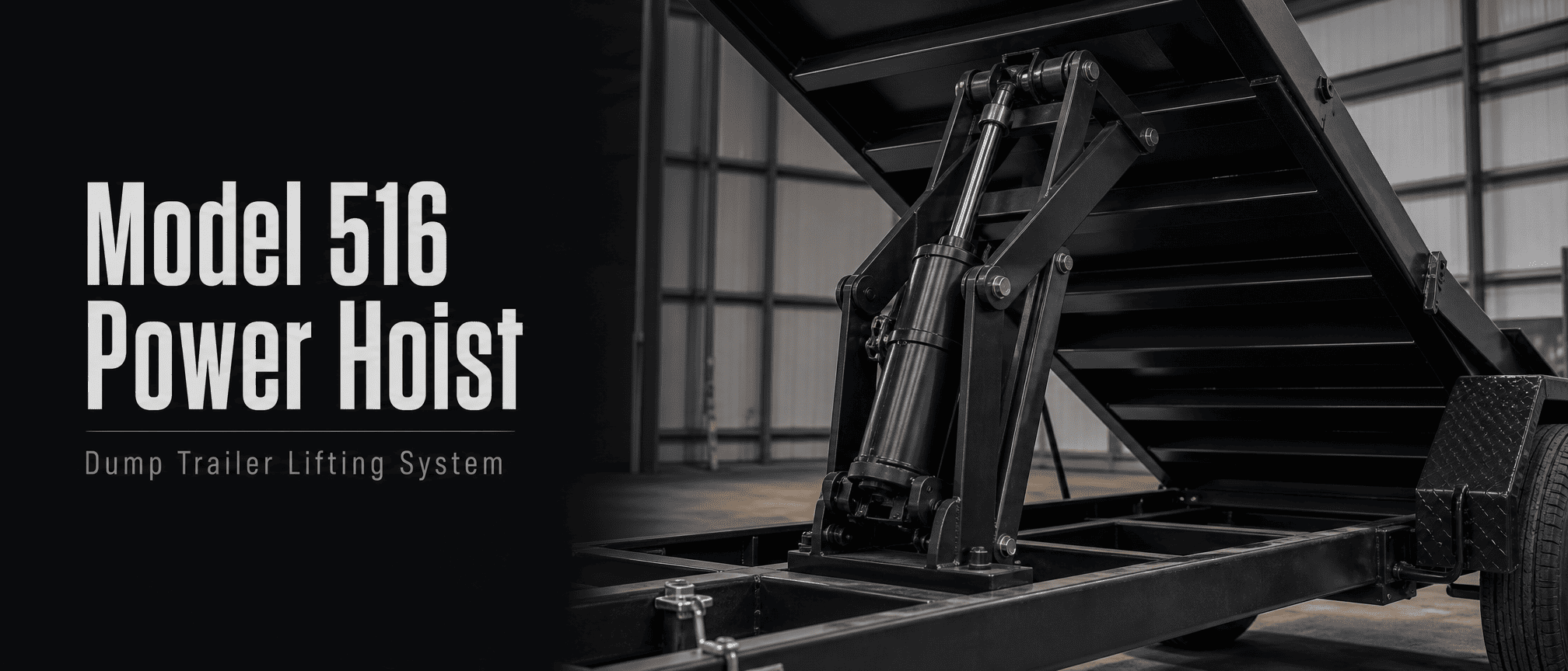 Power Hoist for Dump Trailer Lifting Systems