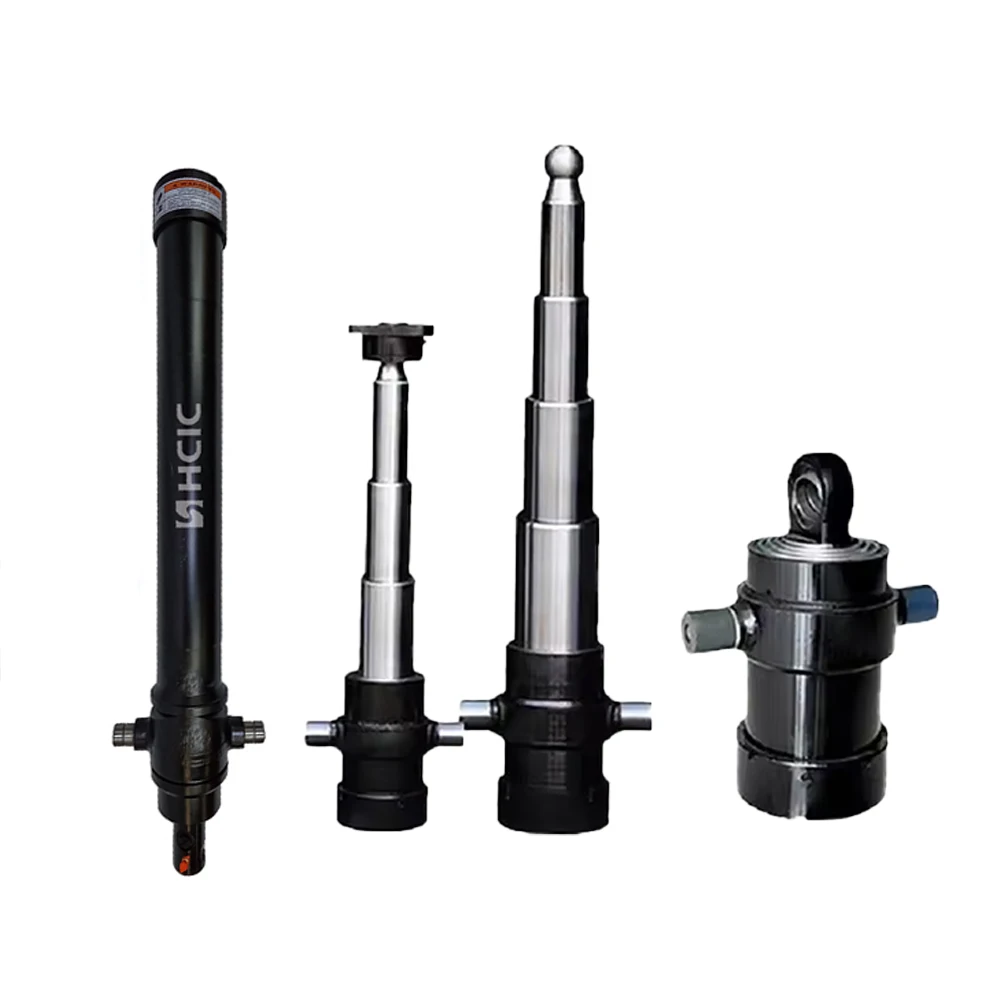 చిన్న ట్రైలర్ మల్టీ-స్టేజ్ హైడ్రాలిక్ సిలిండర్